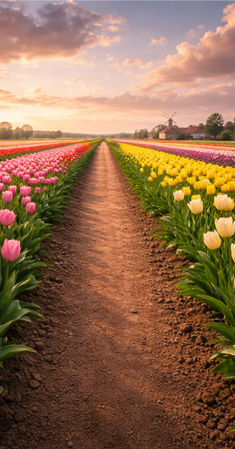 tulip field