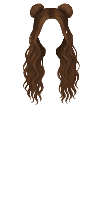 Brunette Space Buns