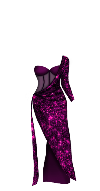 Sparkle Gown (Pink)