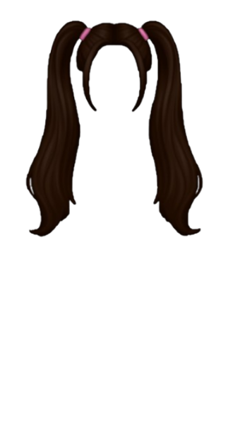 Dark Brown Kirlia Ponytails