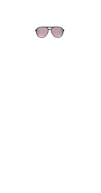 Plum Smoke Lens Aviator Sunglasses with Black Frame