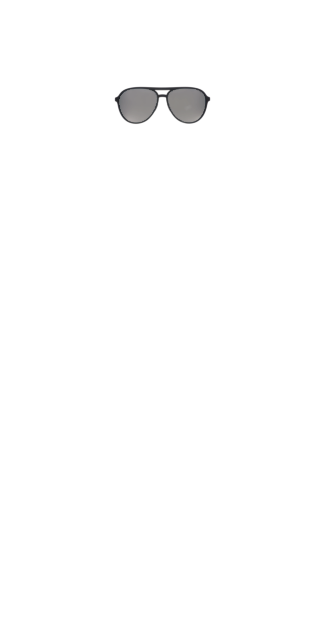 Black Lens Aviator Sunglasses with Black Frame