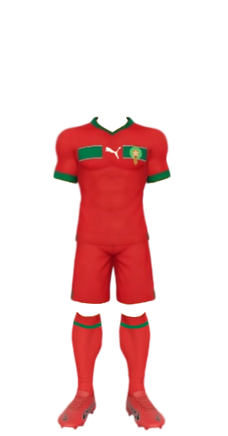 Morocco National Team Soccer Uniform