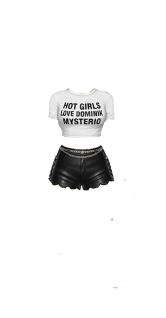 hot girls love dominik mysterio outfit