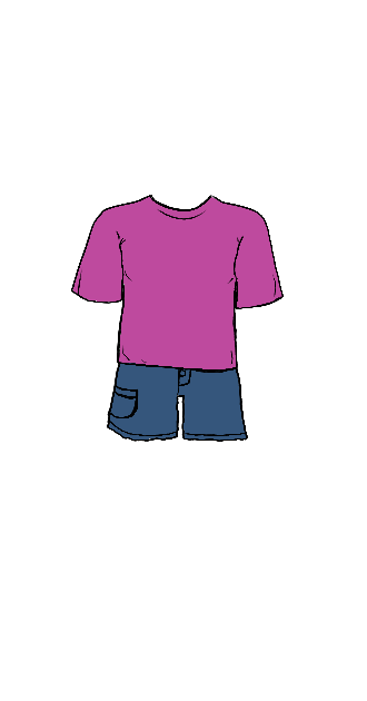 Cartoon Man Outfit