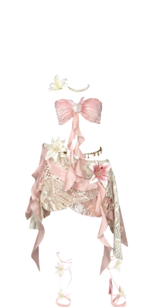 Plumeria Petal Lace Reverie Cascade