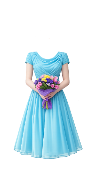 Blue Bridesmaid