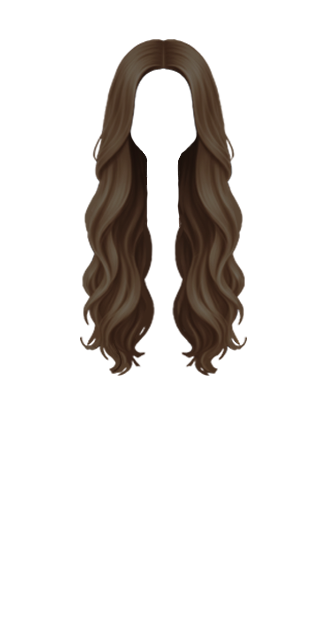 Wavy brunette hair 2.1