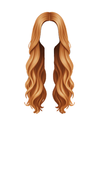 Wavy ginger hair 2
