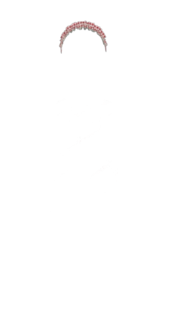 Red Checkered Coquette Picnic Headband