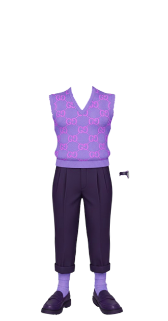 Purple Sweater Vest