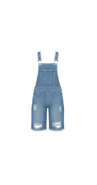 Light Slutty Overalls
