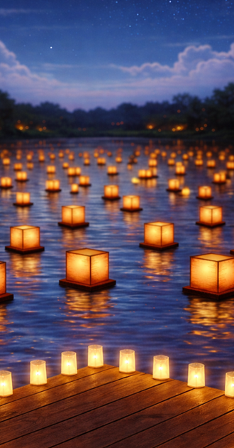 Lanterns at the Lake
