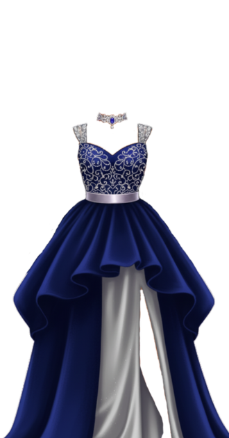 long gown blue