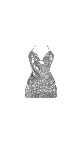 Silver Cocktail Dress