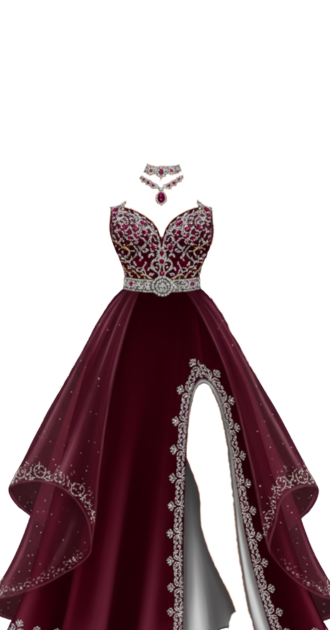 long gown red wine