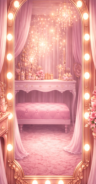 Pink mirror