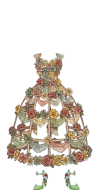 Flower Cage Dress
