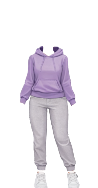 Purple hoodie