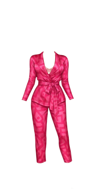 Pink Pantsuit