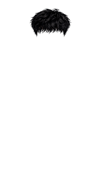 Men’s black hair 1