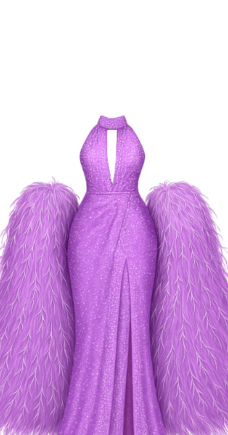 Lux Barbie in Purple
