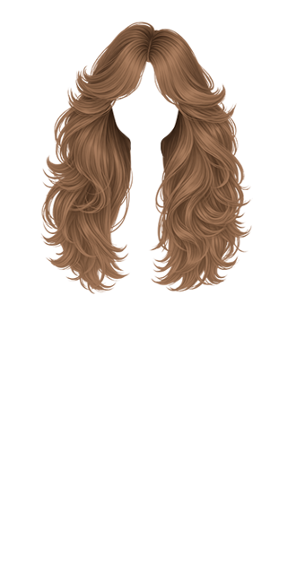 90s Farrah Fawcett Light Brown Blowout