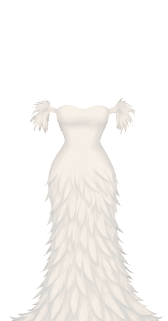 Feathered Gown