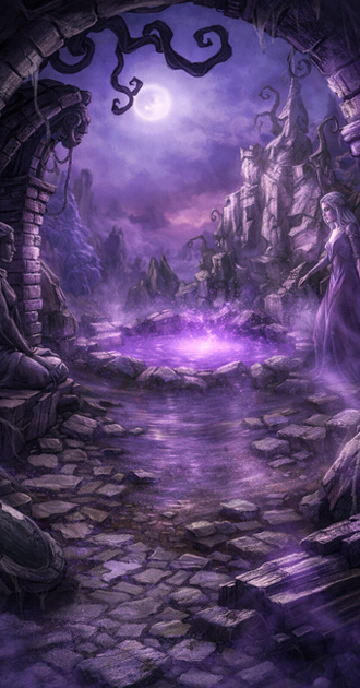 Mysterious Purple Ruins