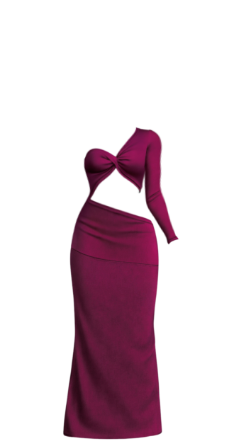Oerlia Wine Dress